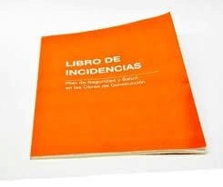 libro de incidencias del coordinador de seguridad y salud