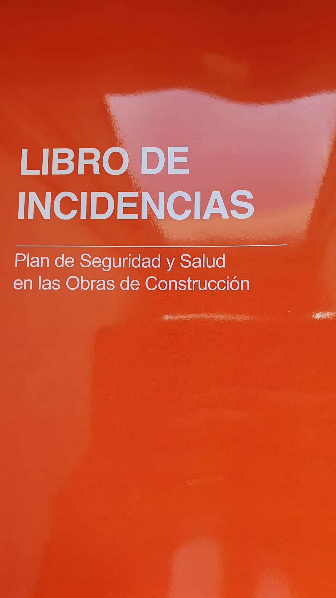 Libro de Incidencias en Obras